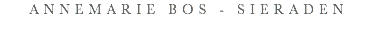 Annemarie Bos - Sieraden